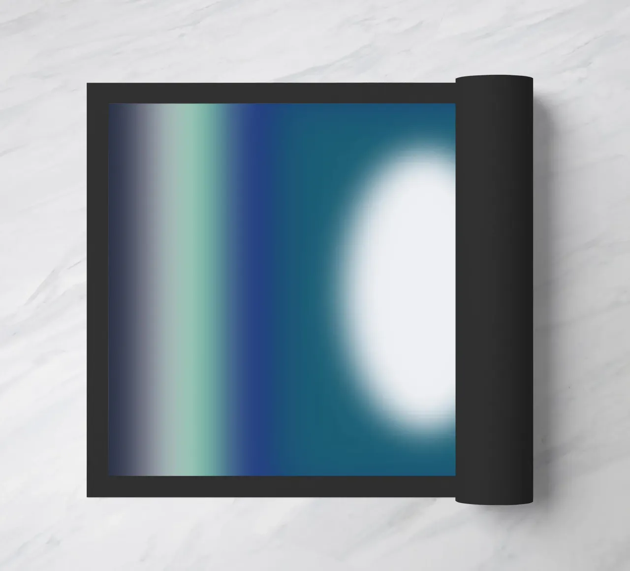 Blue Frames deurmat van Little Dean