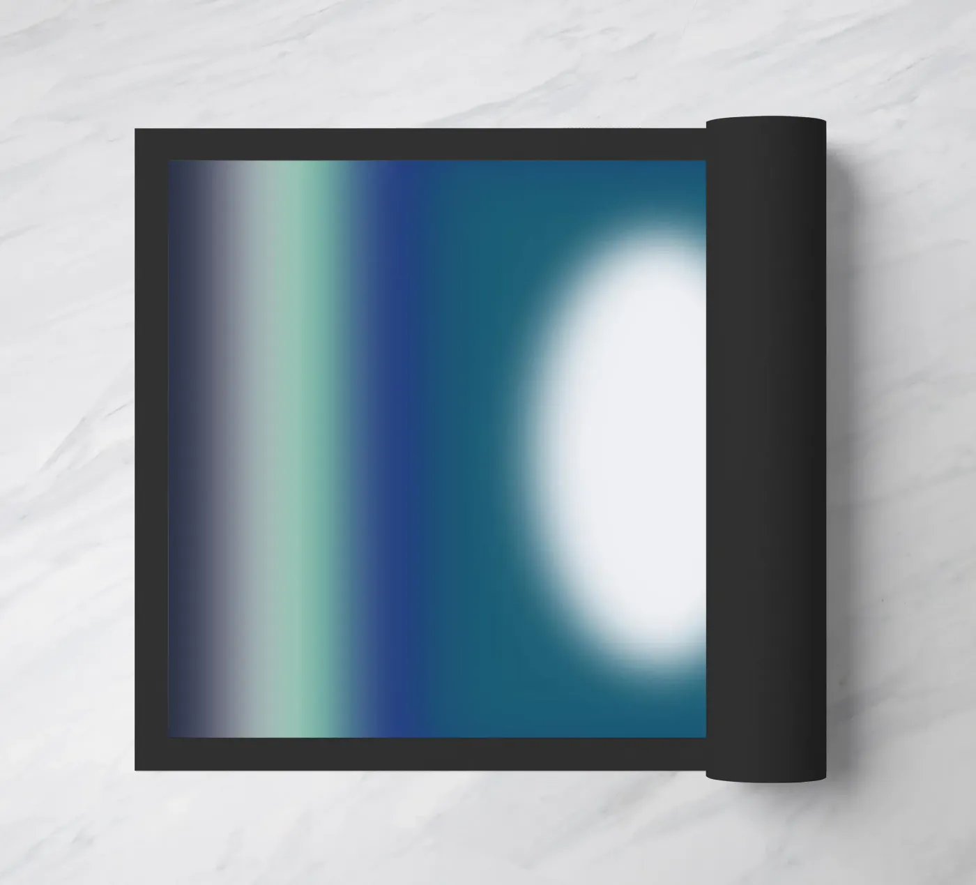 Blue Frames doormat by Little Dean