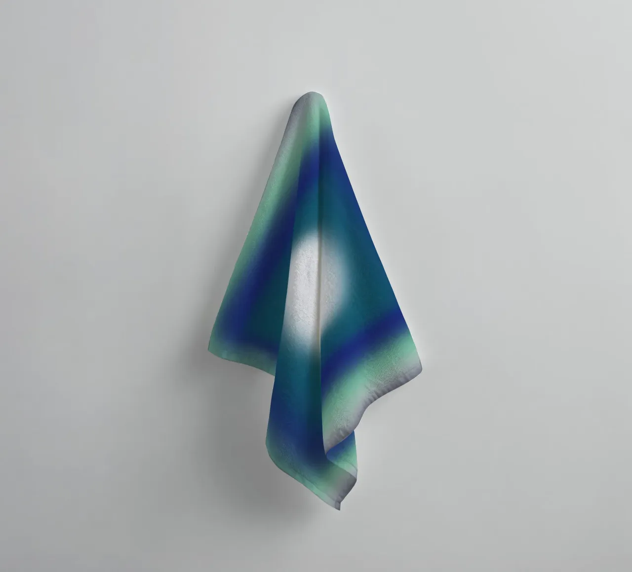 Blue Frames towel by Little Dean