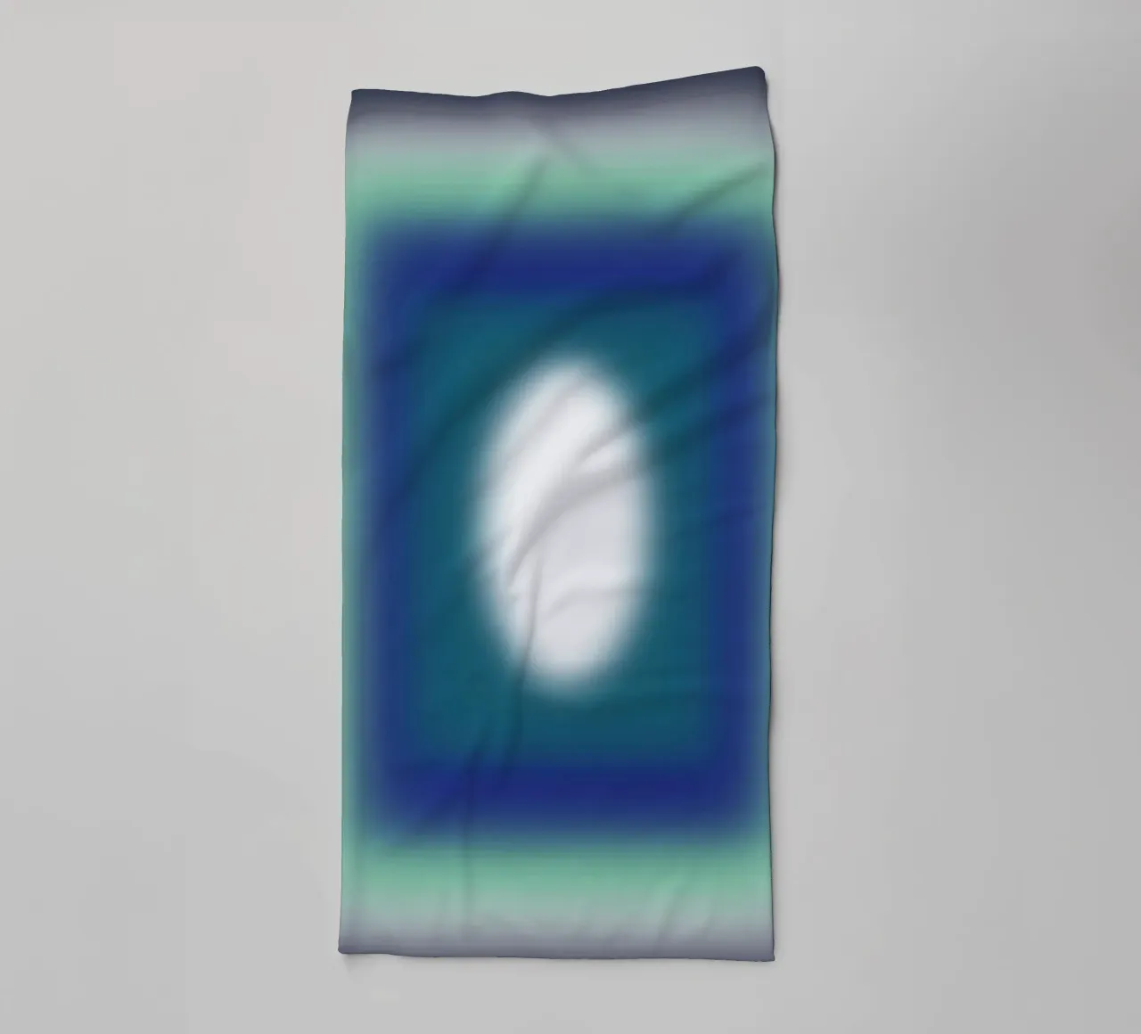 Blue Frames towel by Little Dean