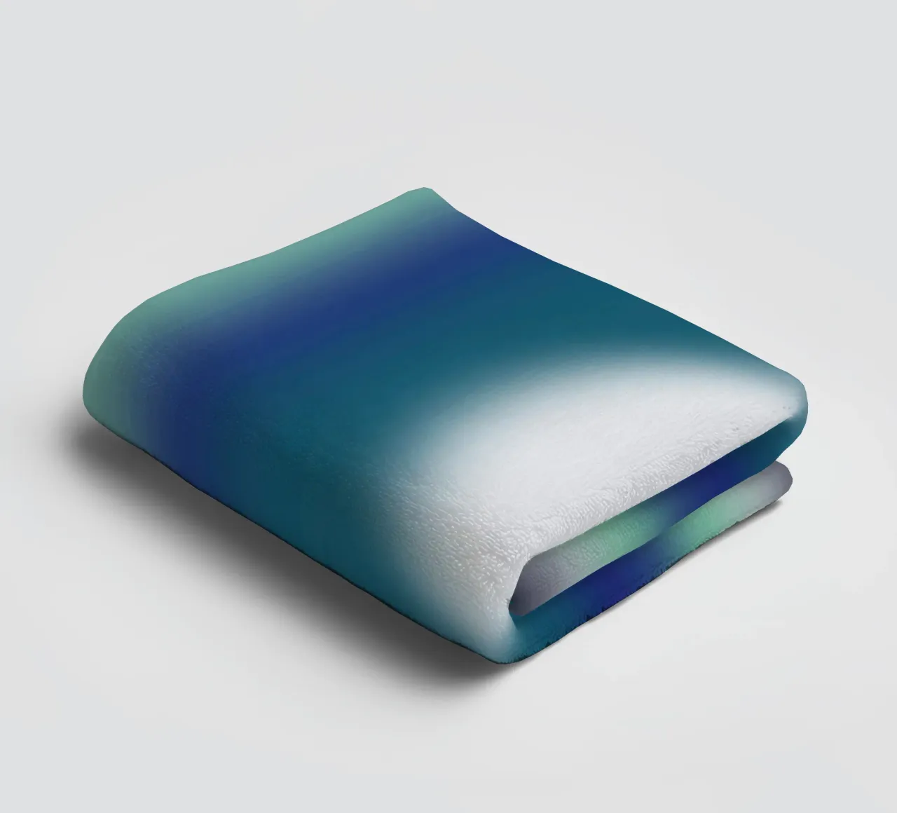 Blue Frames towel by Little Dean