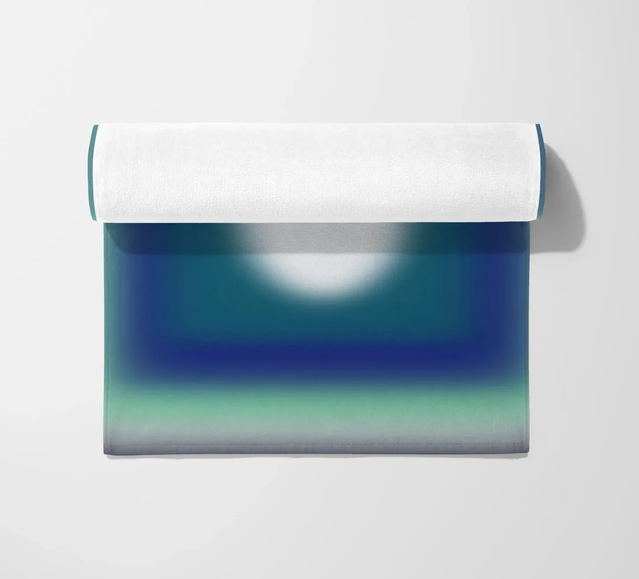 Blauwe frames strandhanddoek van Little Dean