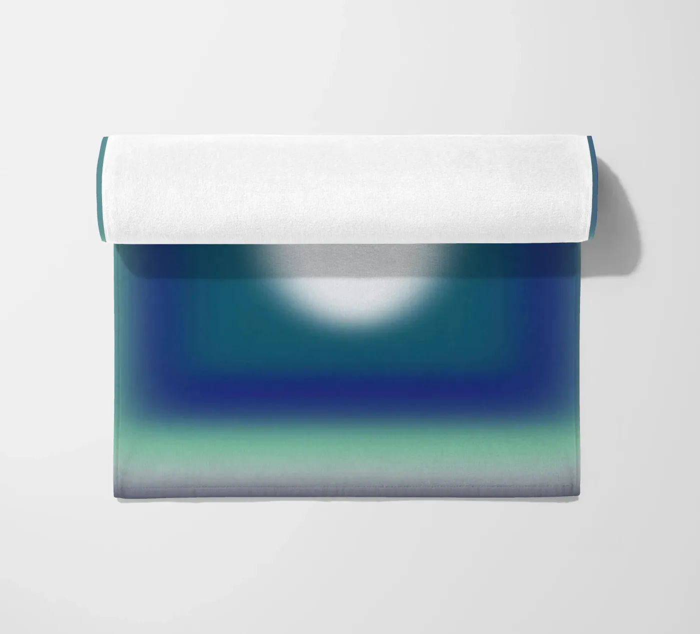 Blaue Rahmen Strandtuch von Little Dean