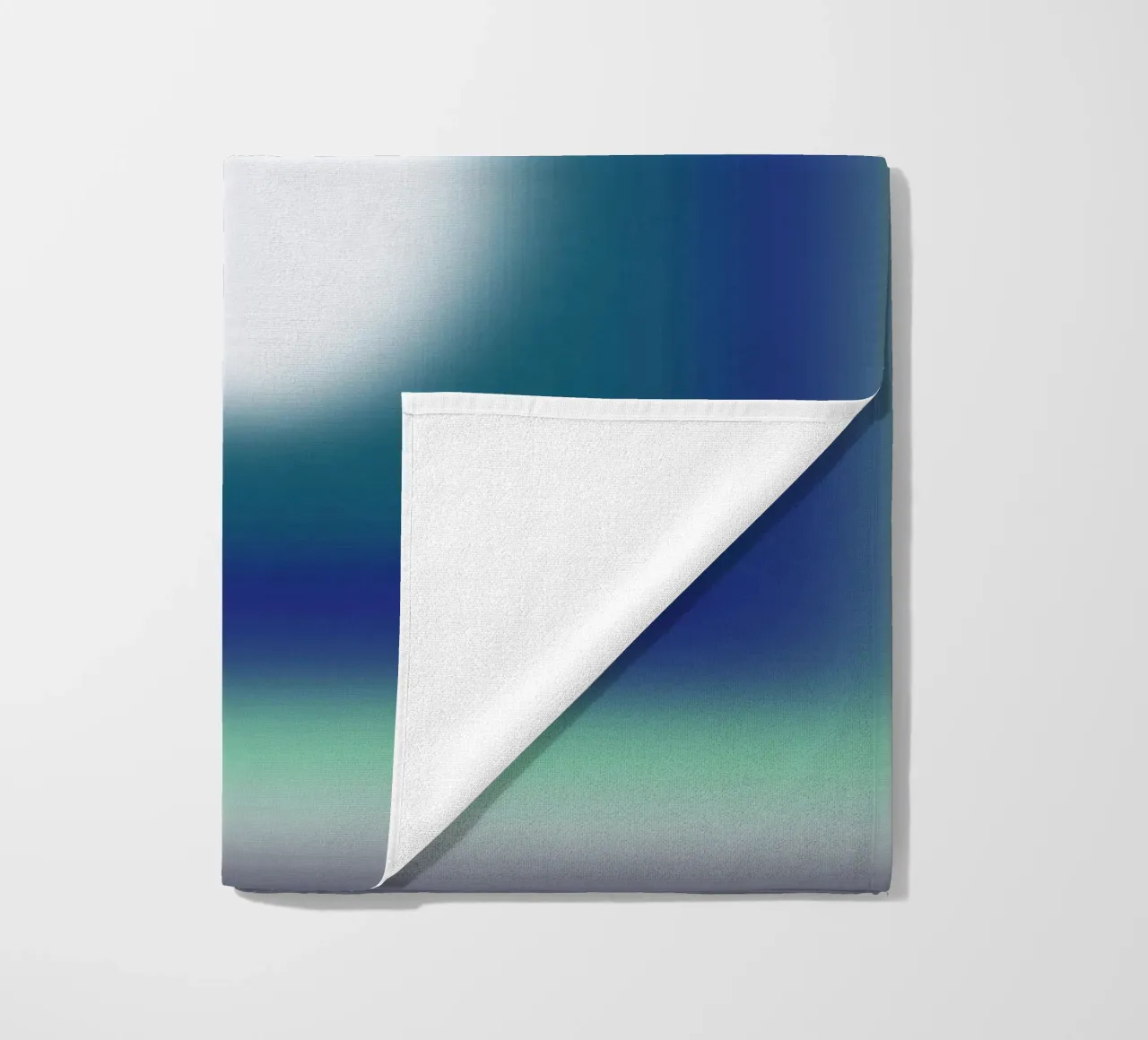 Blauwe frames strandhanddoek van Little Dean