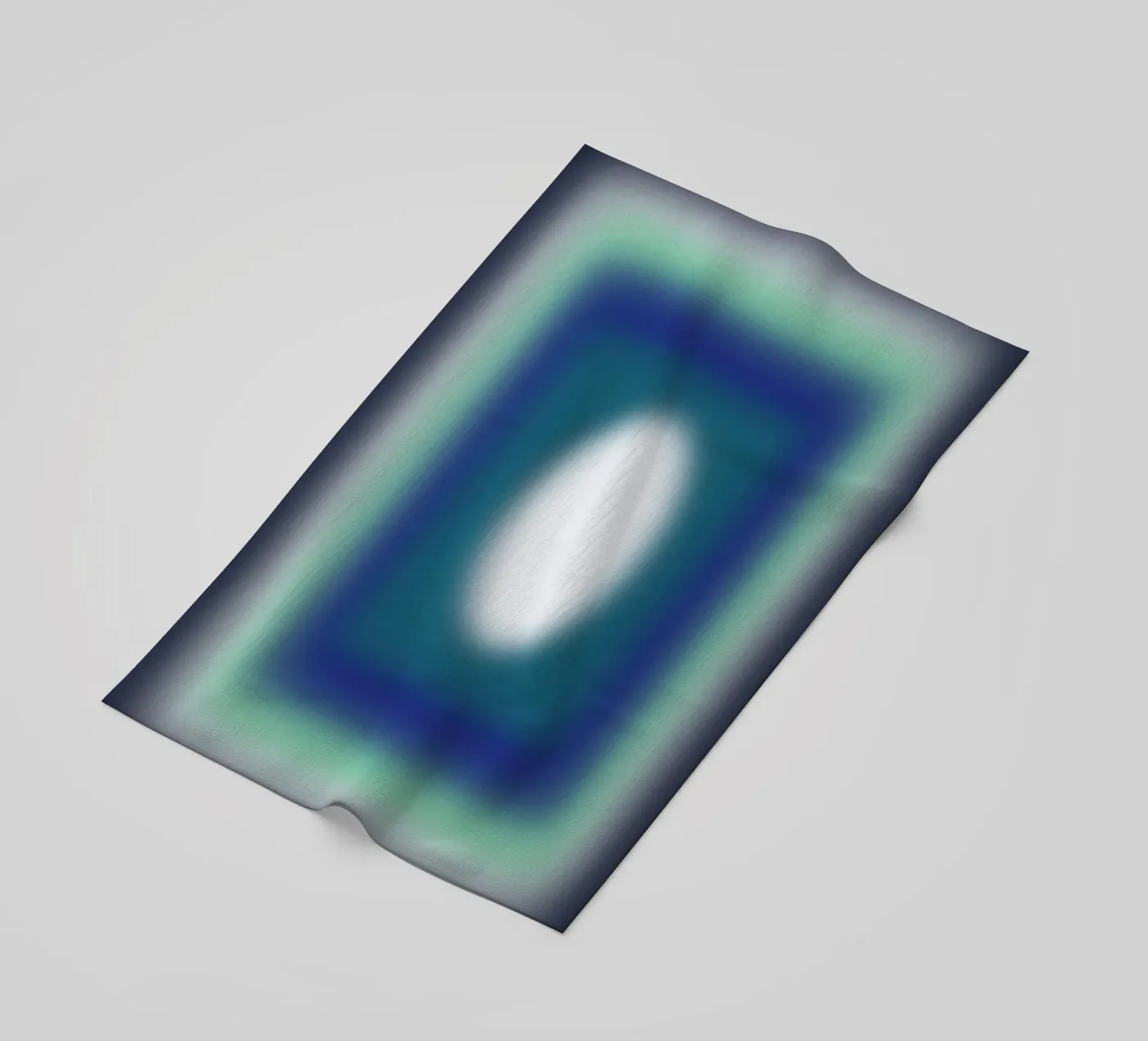 Blaue Rahmen Strandtuch von Little Dean