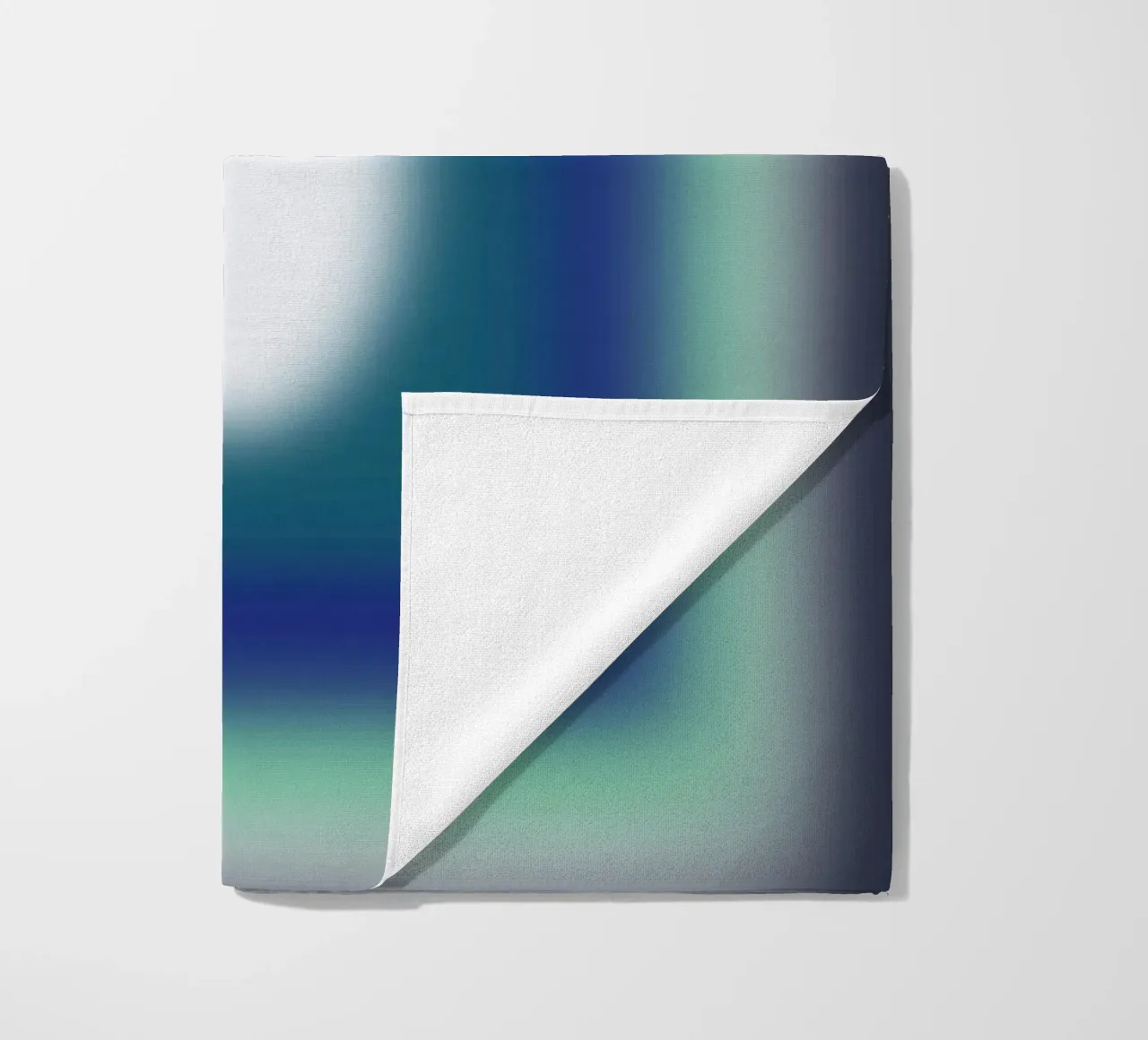 Blauwe frames strandhanddoek van Little Dean