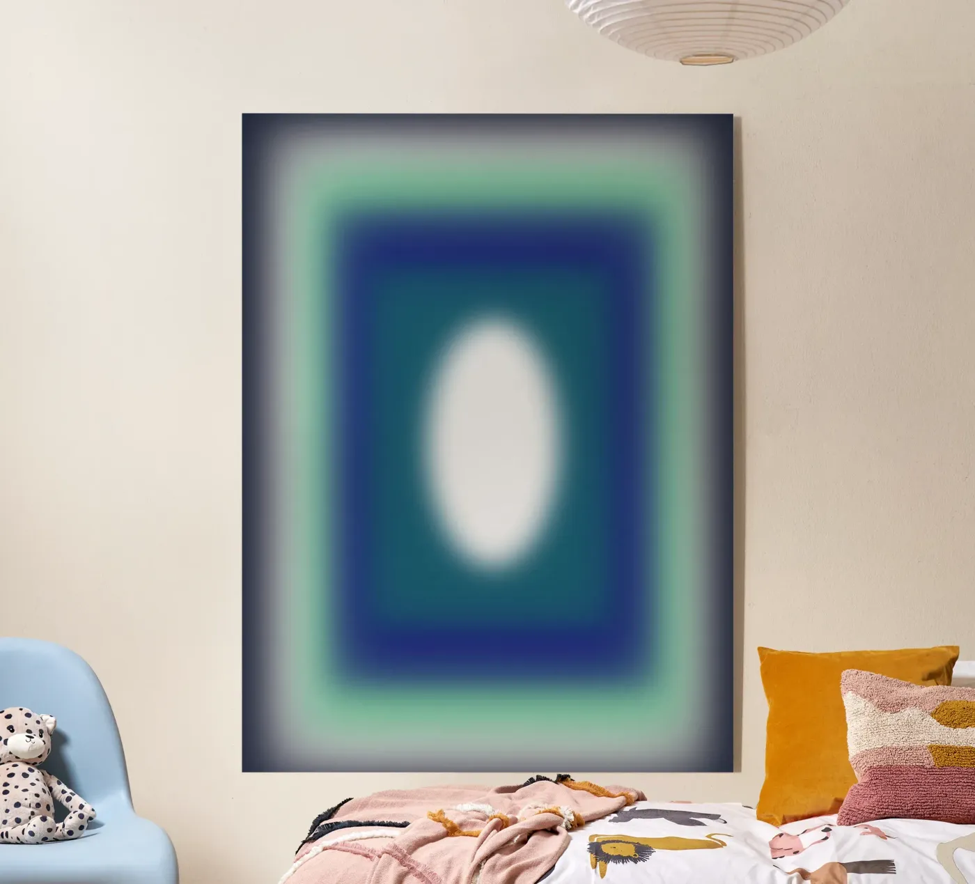 Blauwe frames acryl van Little Dean