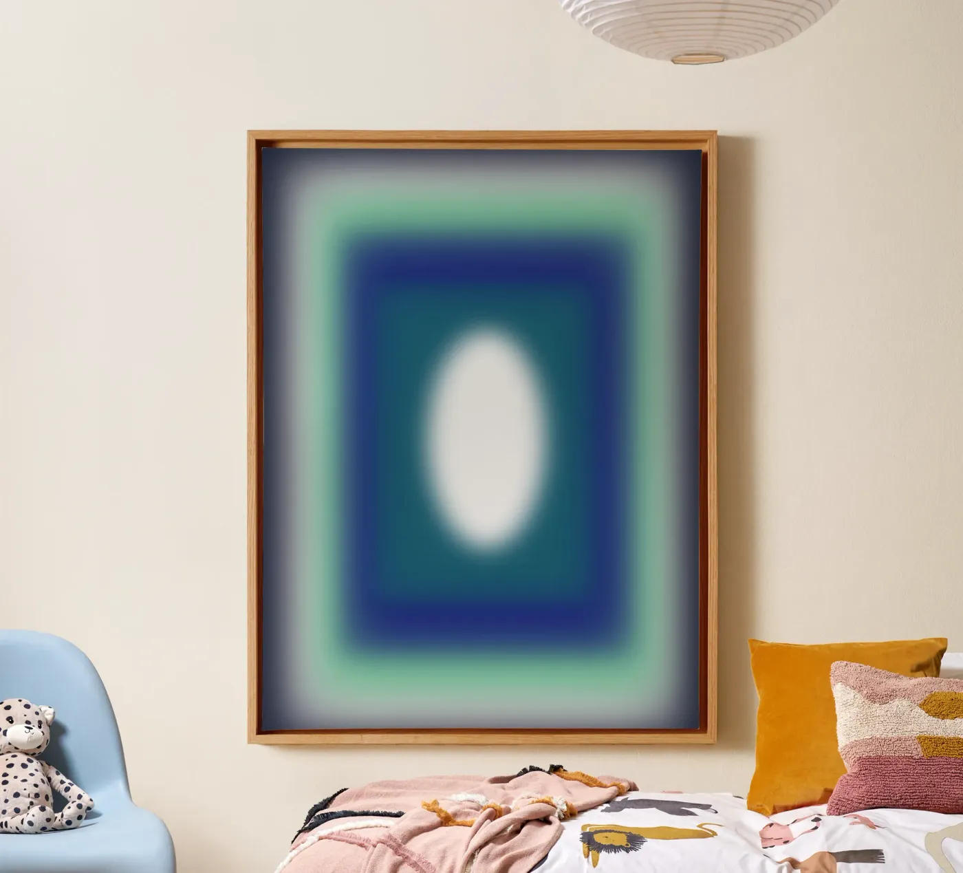 Blue Frames tela da Little Dean