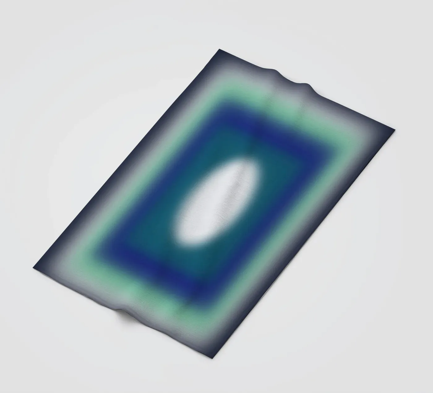 Blauwe frames fleecedeken van Little Dean