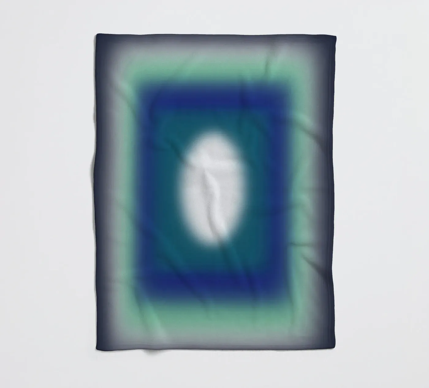 Blauwe frames fleecedeken van Little Dean