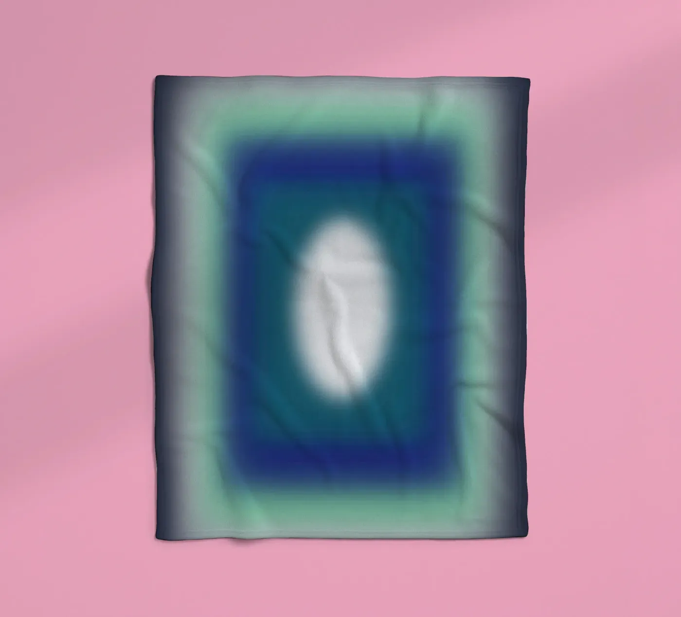 Blauwe frames fleecedeken van Little Dean