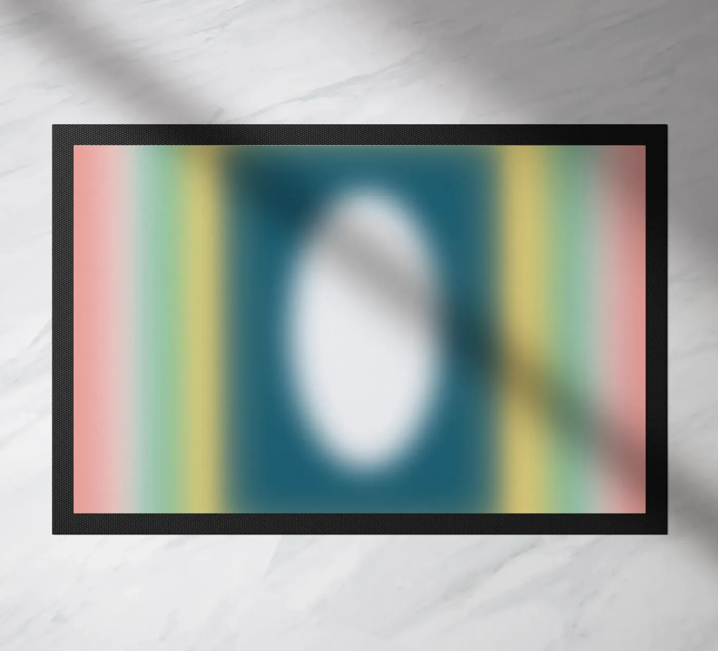 Opposites frames doormat by Little Dean