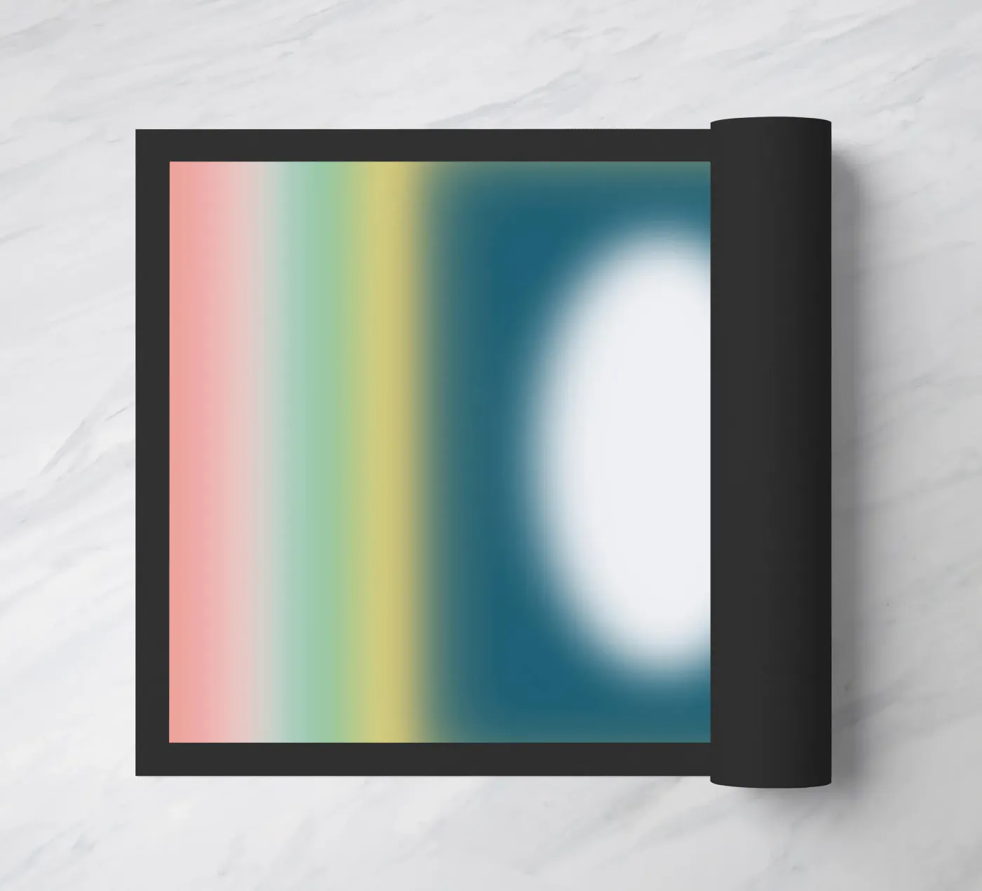 Opposites frames doormat by Little Dean