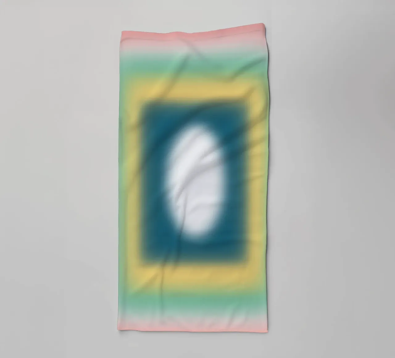 Opposites frames towel by Little Dean