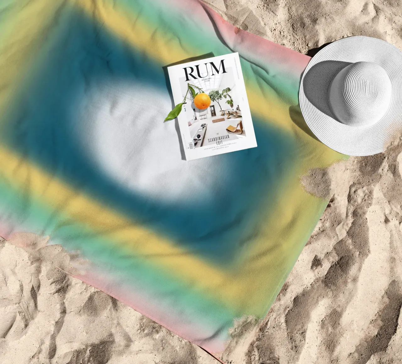 Tegenovergestelde frames strandhanddoek van Little Dean