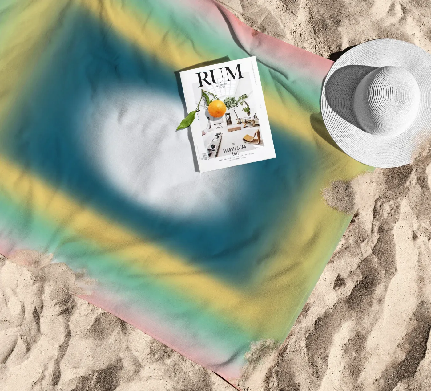 Tegenovergestelde frames strandhanddoek van Little Dean