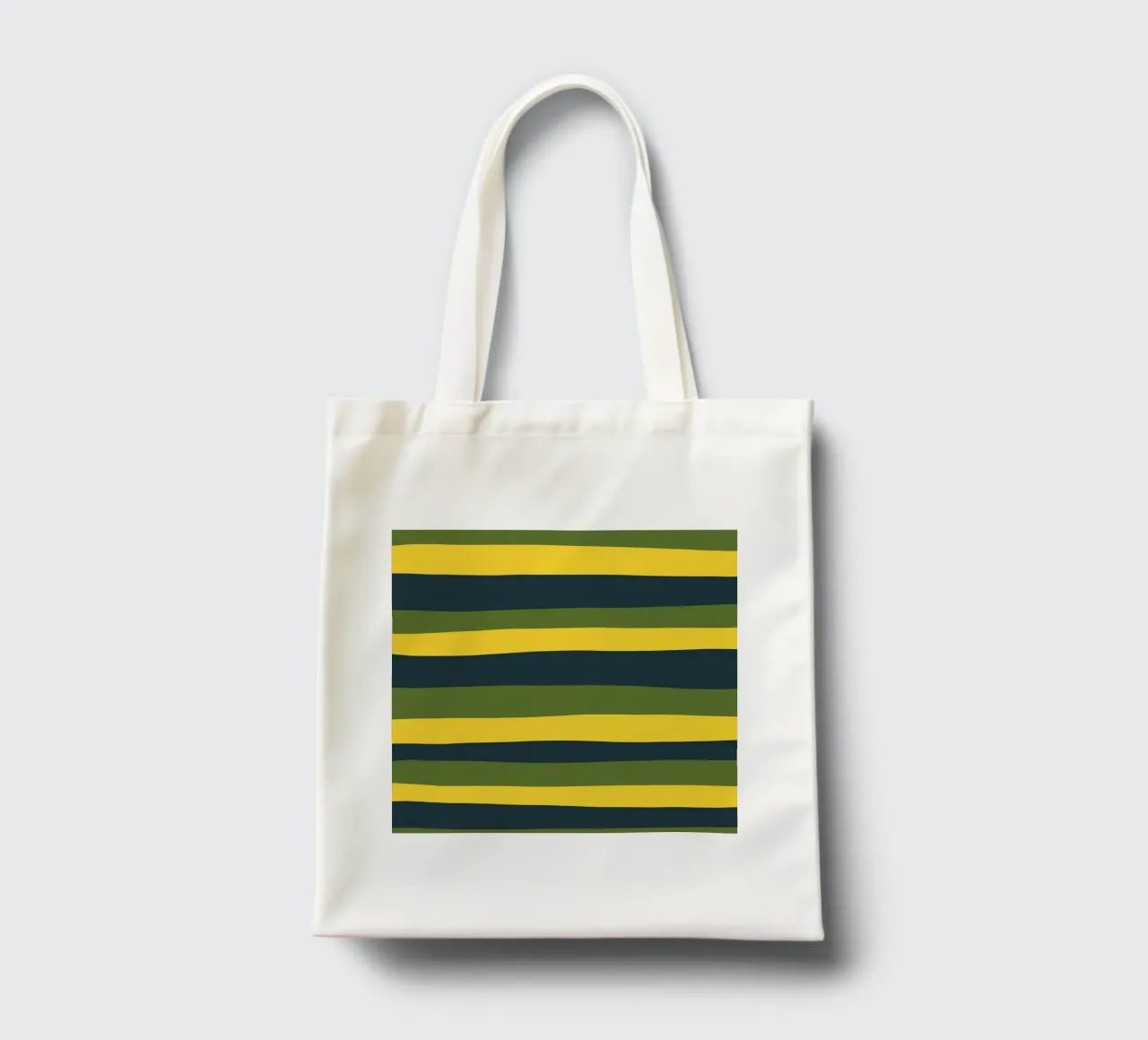 Strisce colorate var 1 borsa in juta da Little Dean
