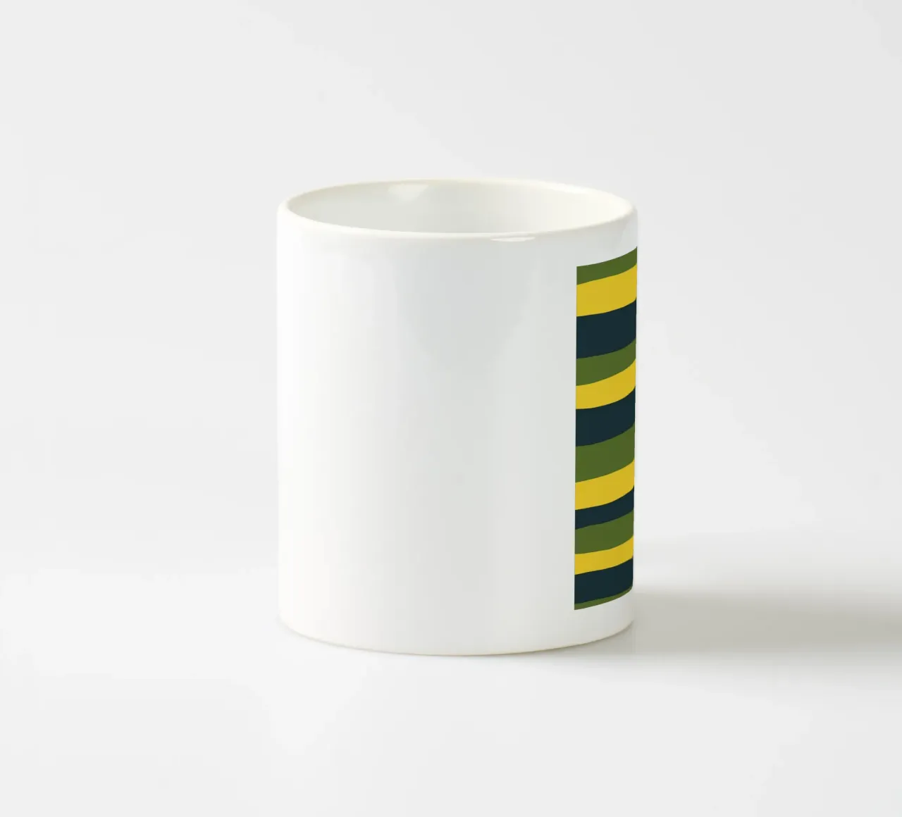 Strisce colorate var 1 tazza in ceramica da Little Dean