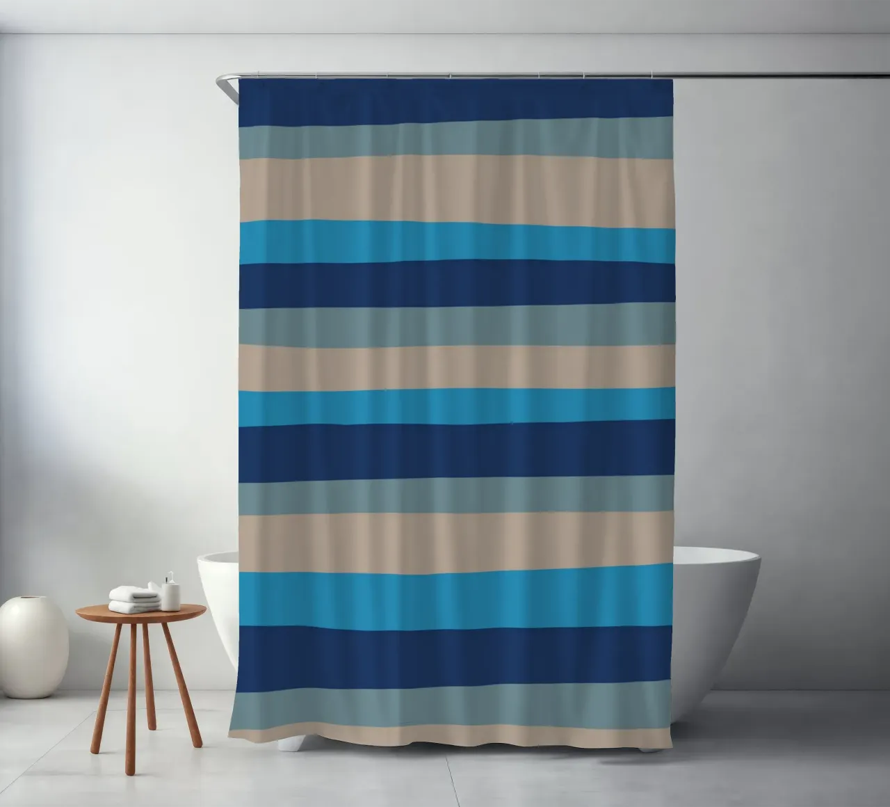 Strisce colorate var 2 tenda da doccia da Little Dean