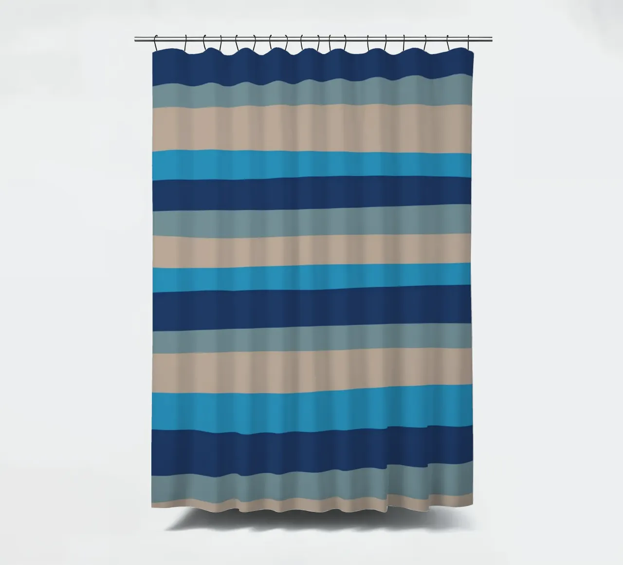 Strisce colorate var 2 tenda da doccia da Little Dean