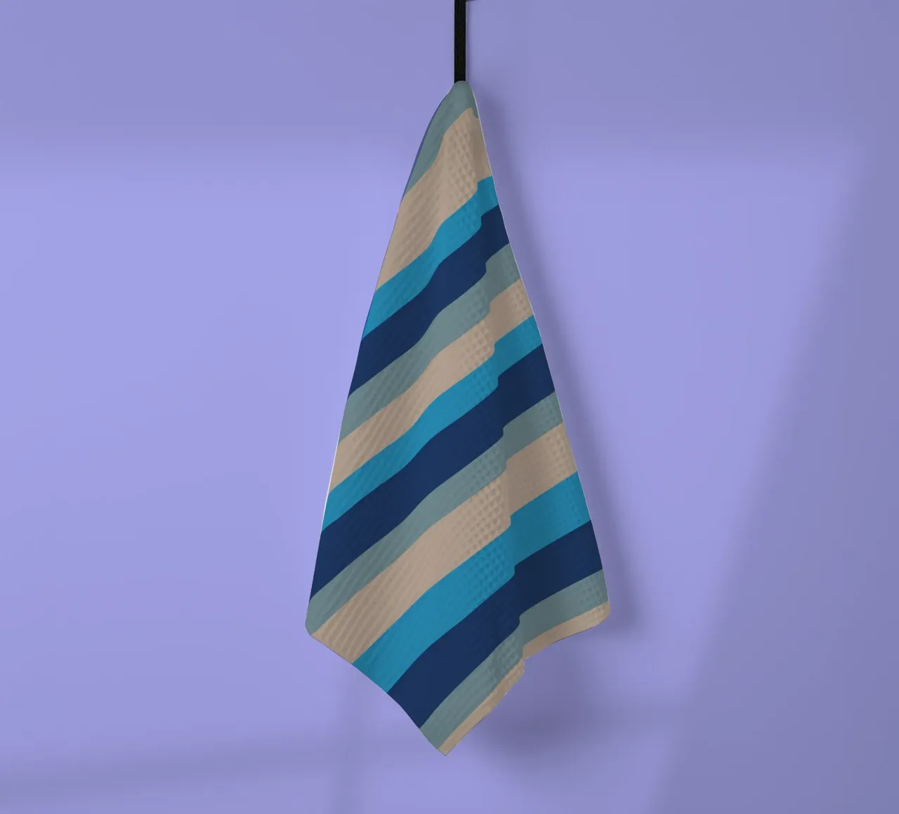 Strisce colorate var 2 canovaccio da cucina da Little Dean