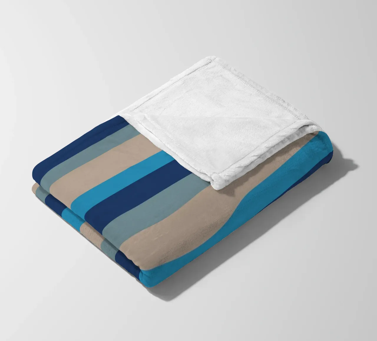 Strisce colorate var 2 coperta in pile da Little Dean