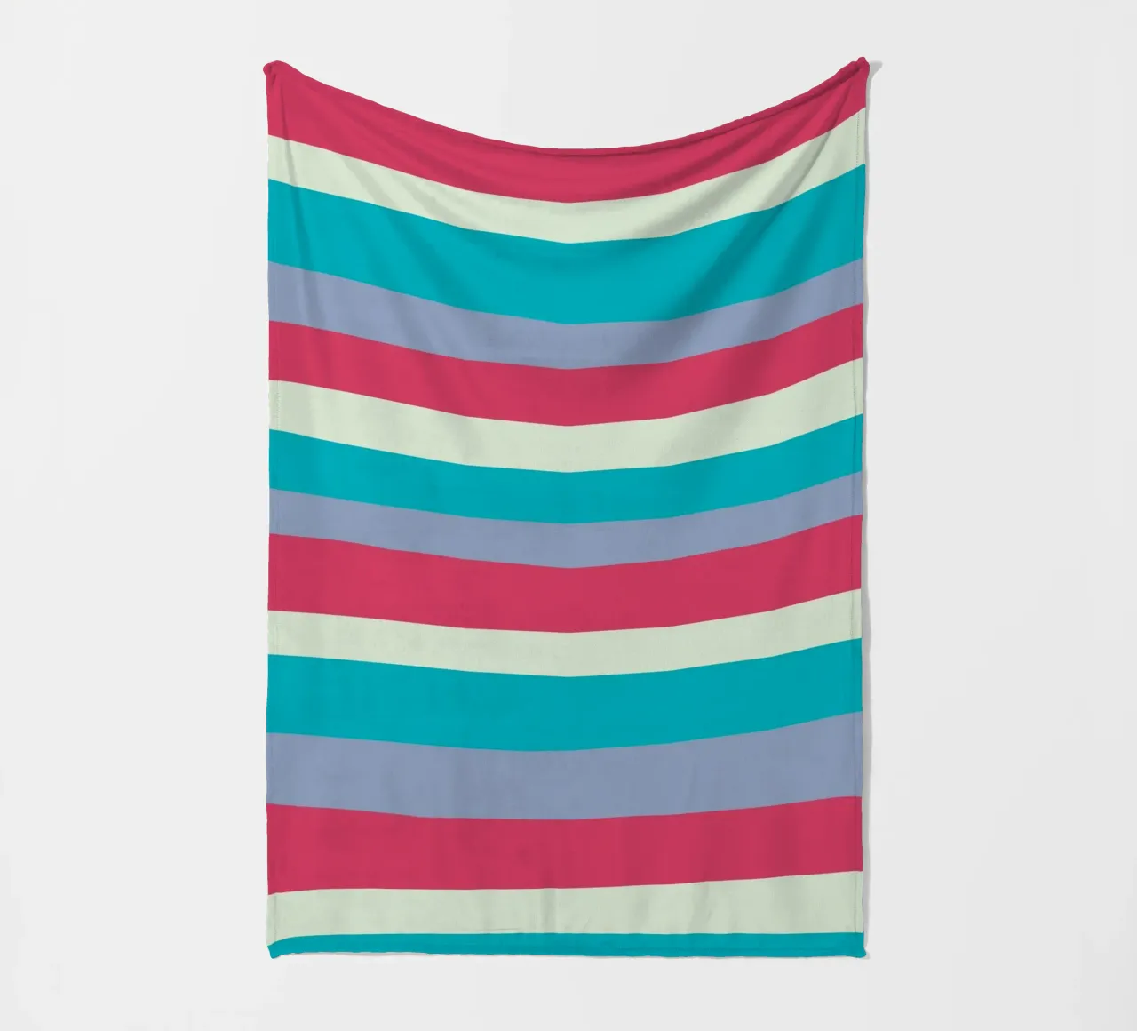 Strisce colorate var 3 coperta in pile da Little Dean