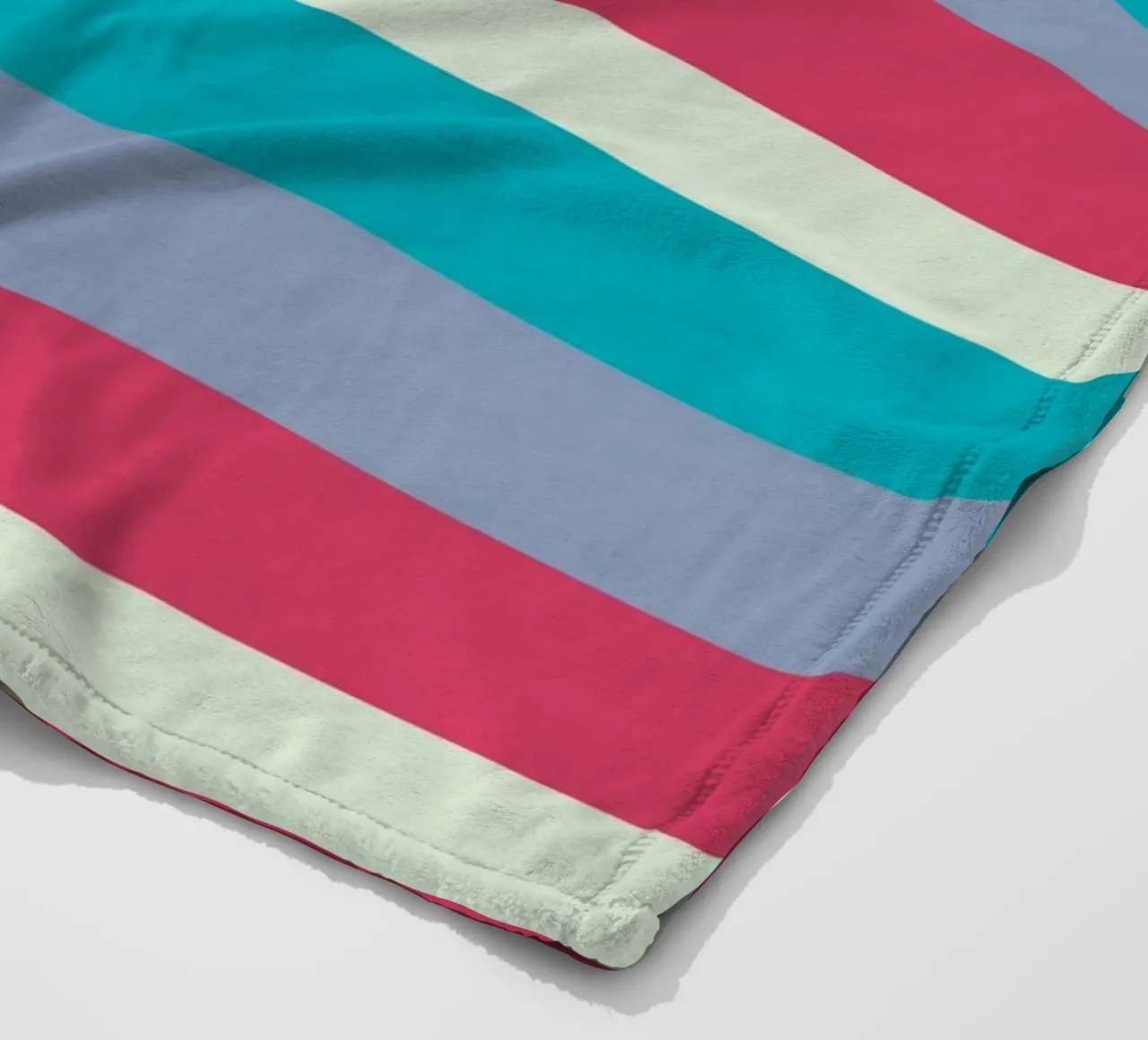 Strisce colorate var 3 coperta in pile da Little Dean