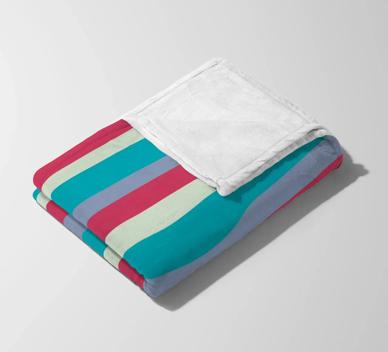 Strisce colorate var 3 coperta in pile da Little Dean