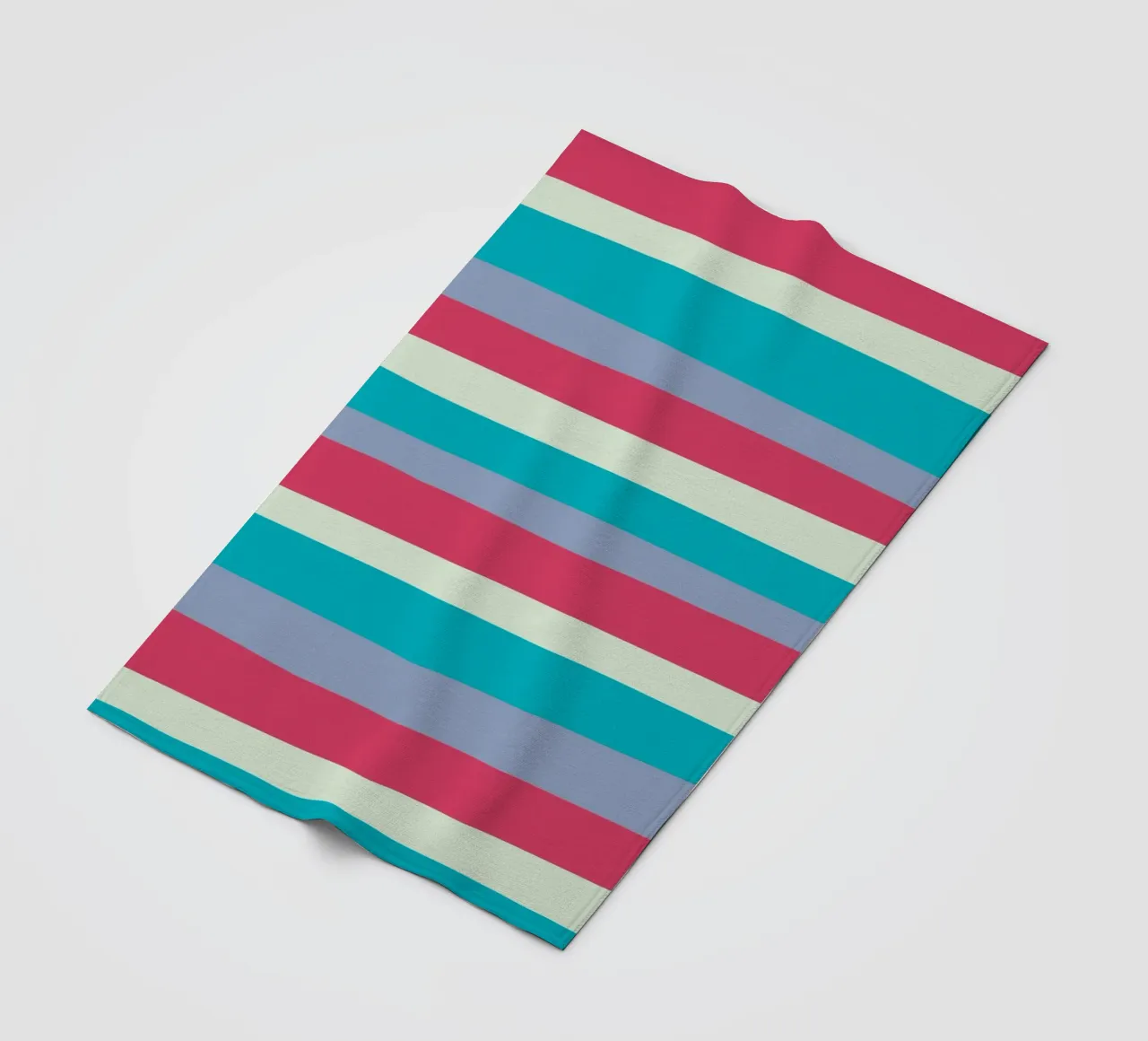 Strisce colorate var 3 coperta in pile da Little Dean