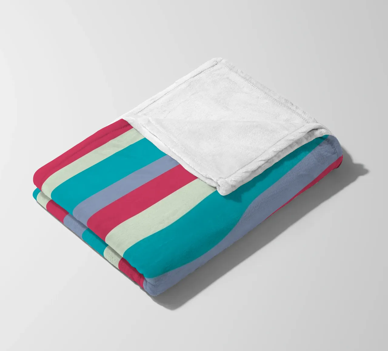 Strisce colorate var 3 coperta in pile da Little Dean