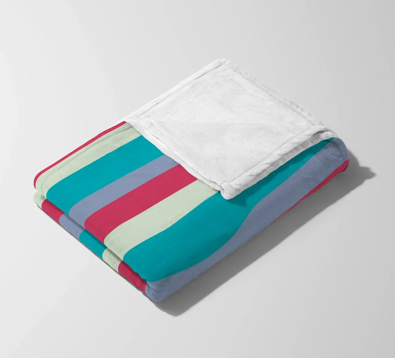 Strisce colorate var 3 coperta in pile da Little Dean