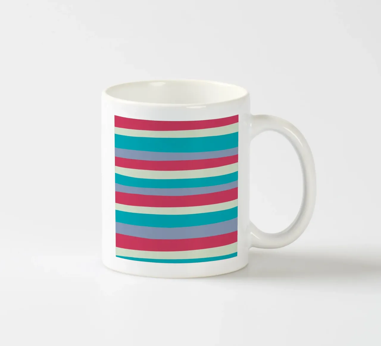 Strisce colorate var 3 tazza in ceramica da Little Dean