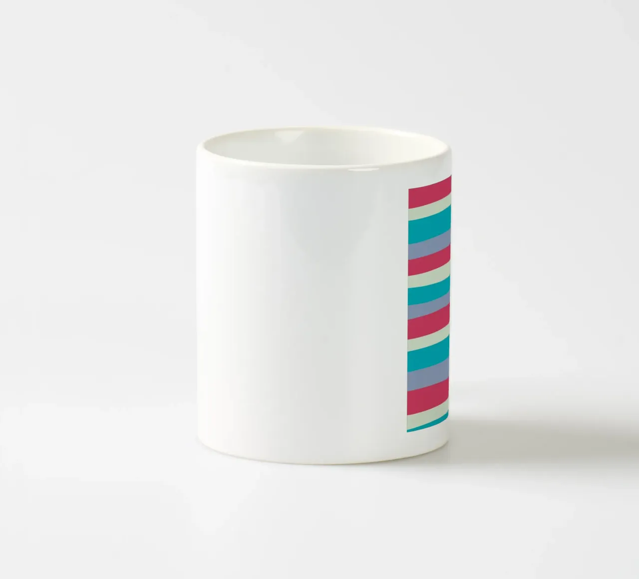 Strisce colorate var 3 tazza in ceramica da Little Dean