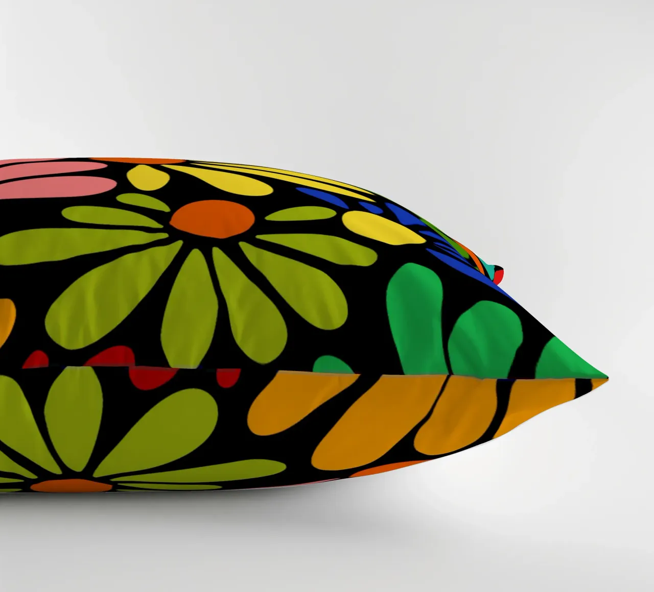 Colorful blooming cuscino da TijanaArtStudio88