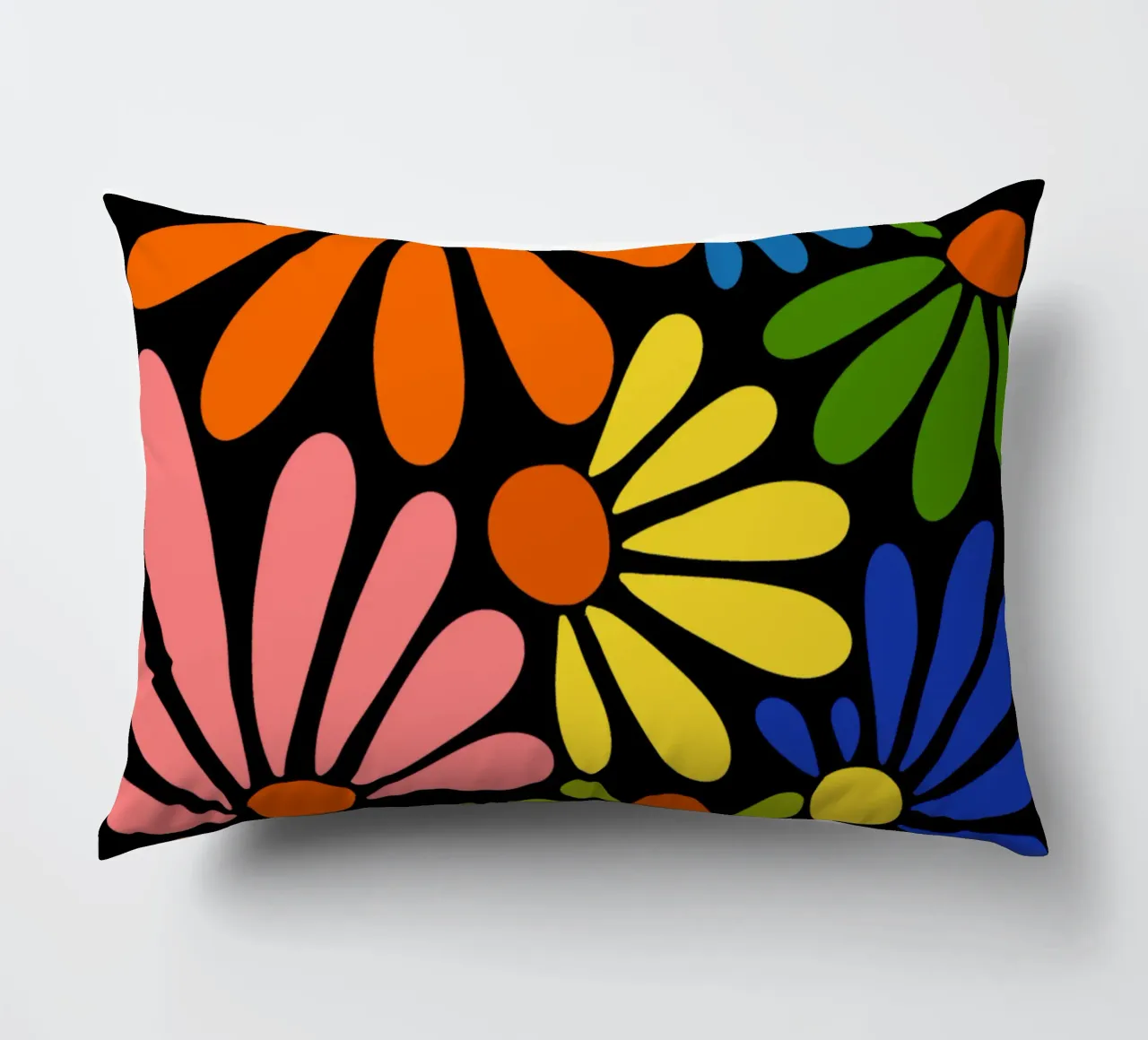Colorful blooming cuscino da TijanaArtStudio88