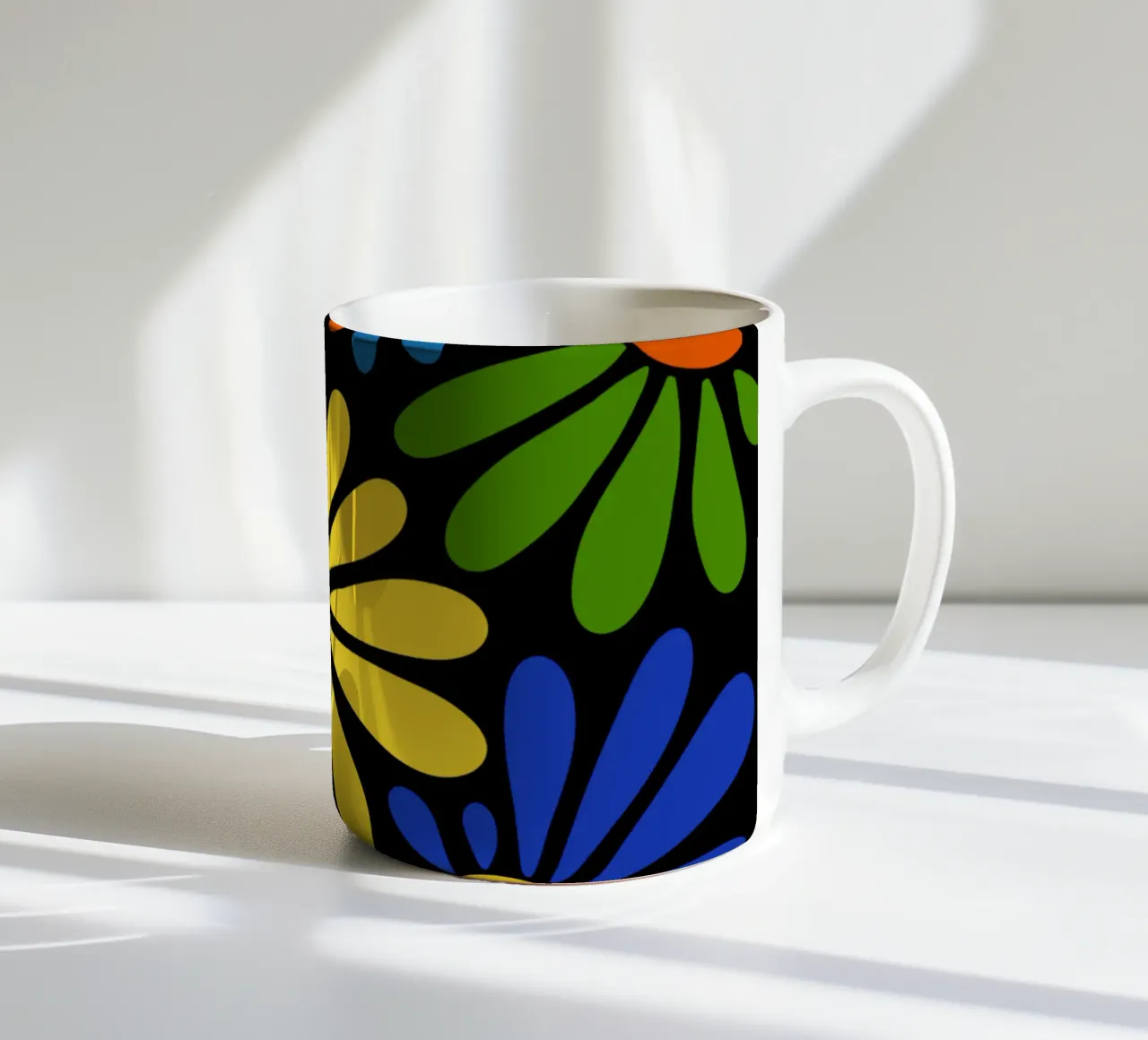 Colorful blooming tazza in ceramica da TijanaArtStudio88