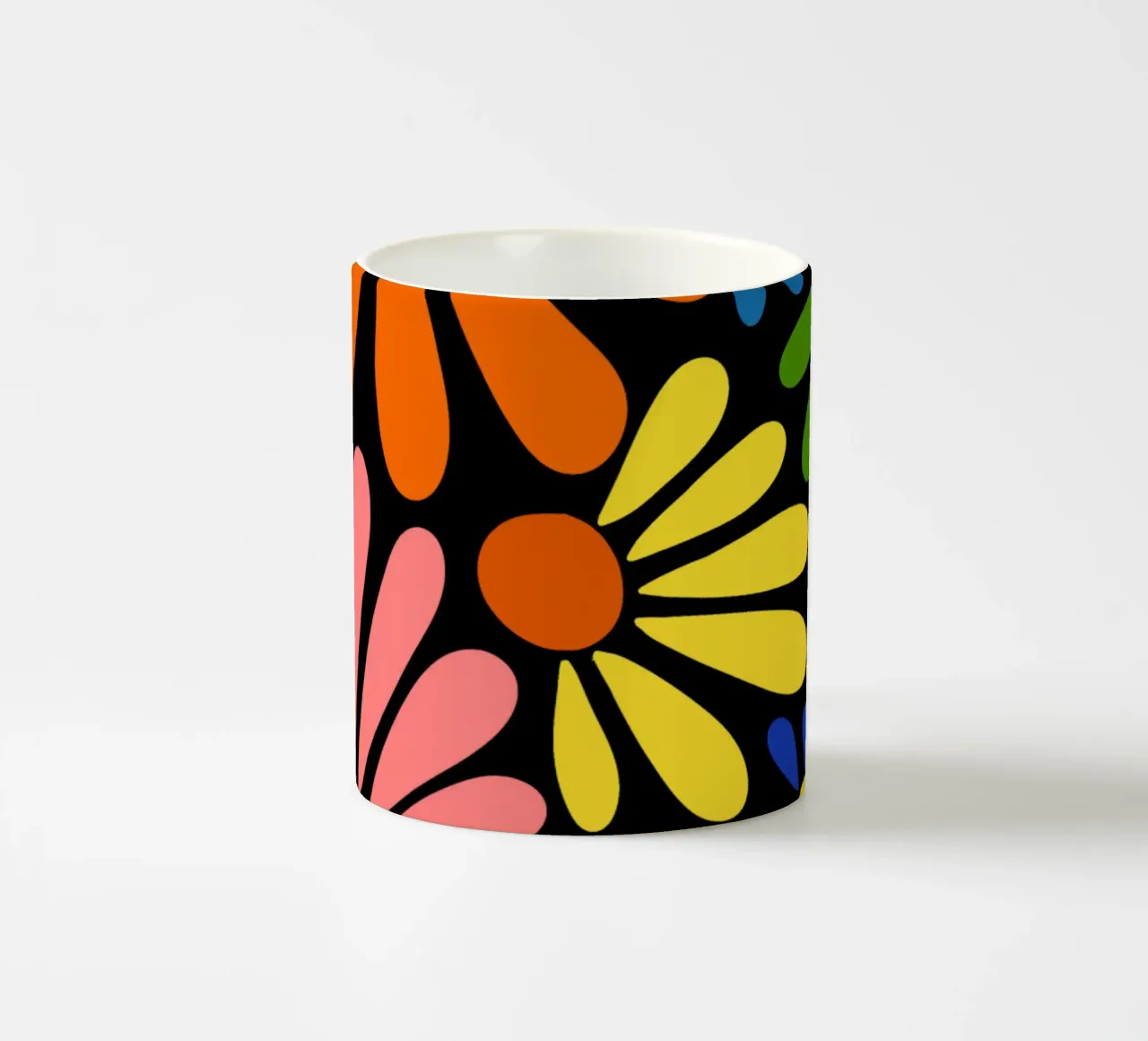 Colorful blooming tazza in ceramica da TijanaArtStudio88