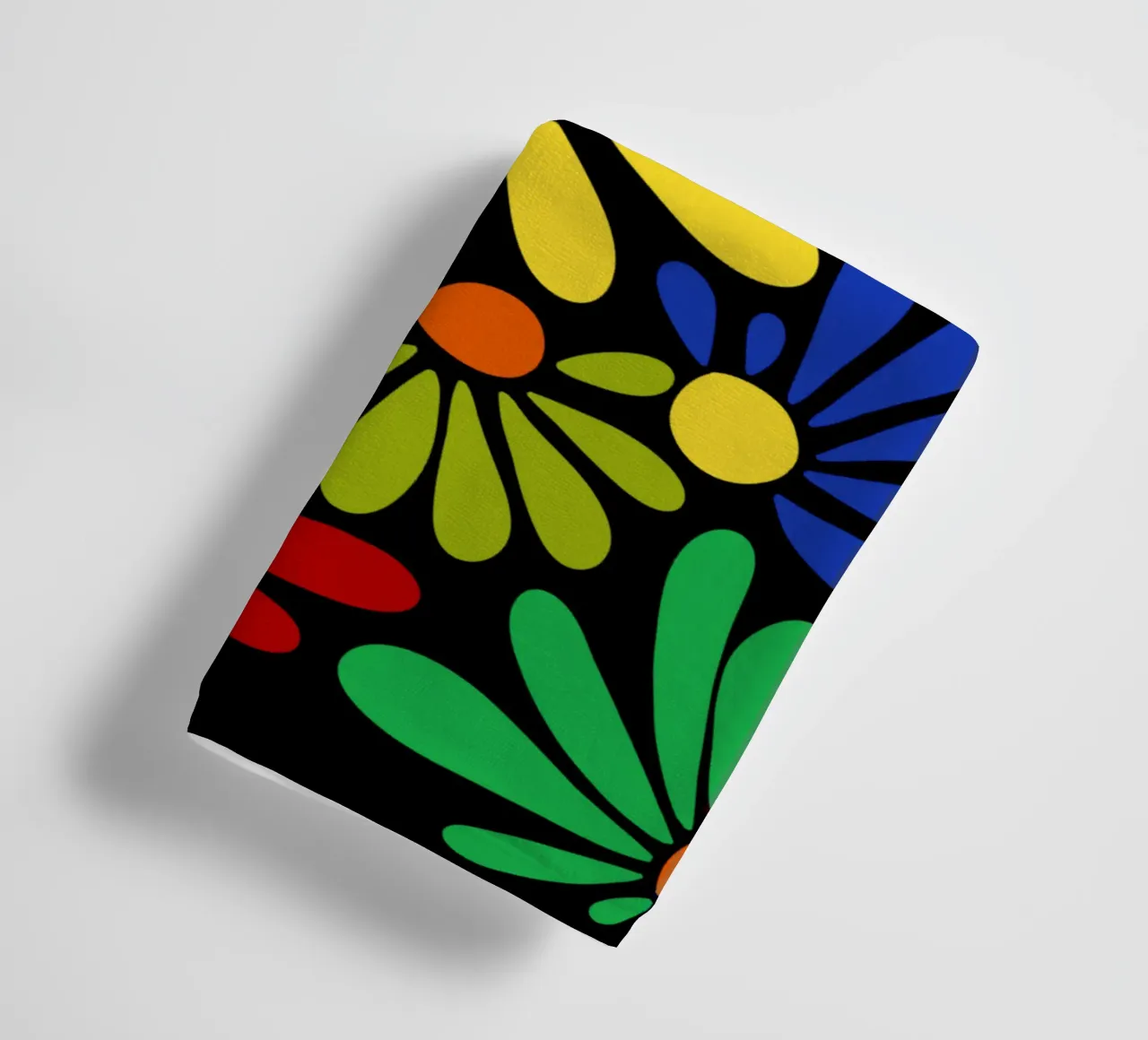 Colorful blooming towel by TijanaArtStudio88