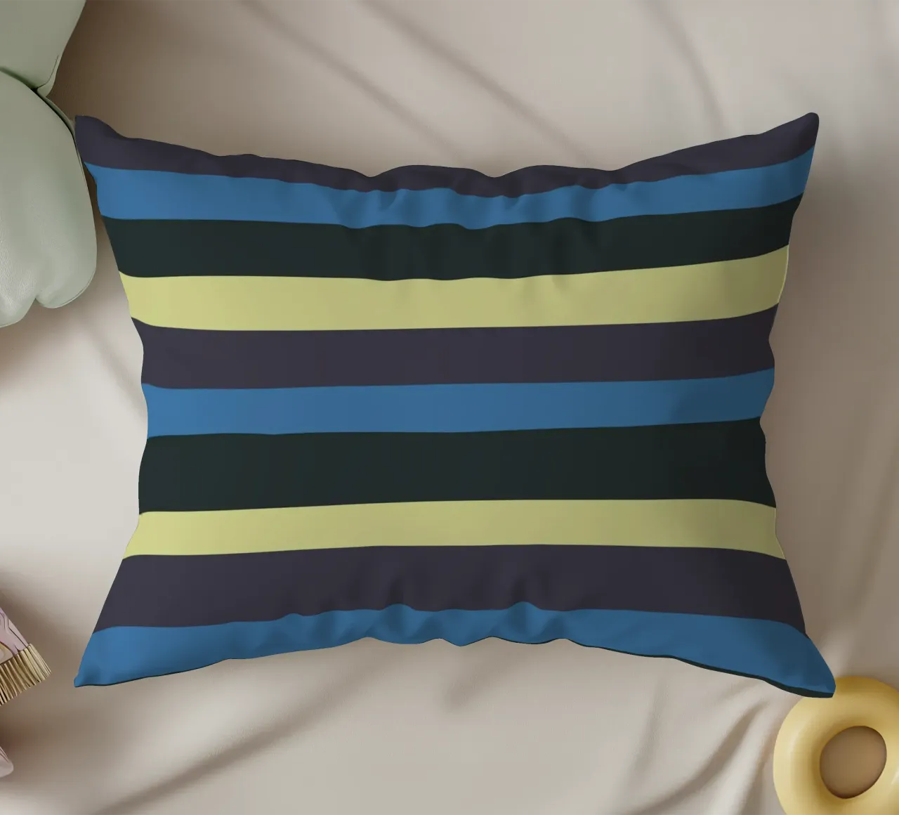 Strisce colorate var 4 cuscino da Little Dean
