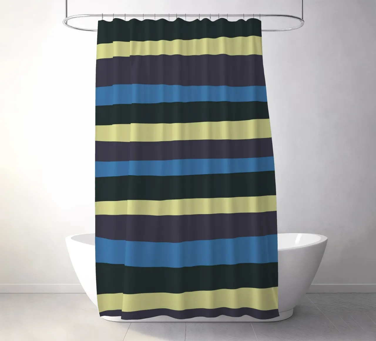 Strisce colorate var 4 tenda da doccia da Little Dean