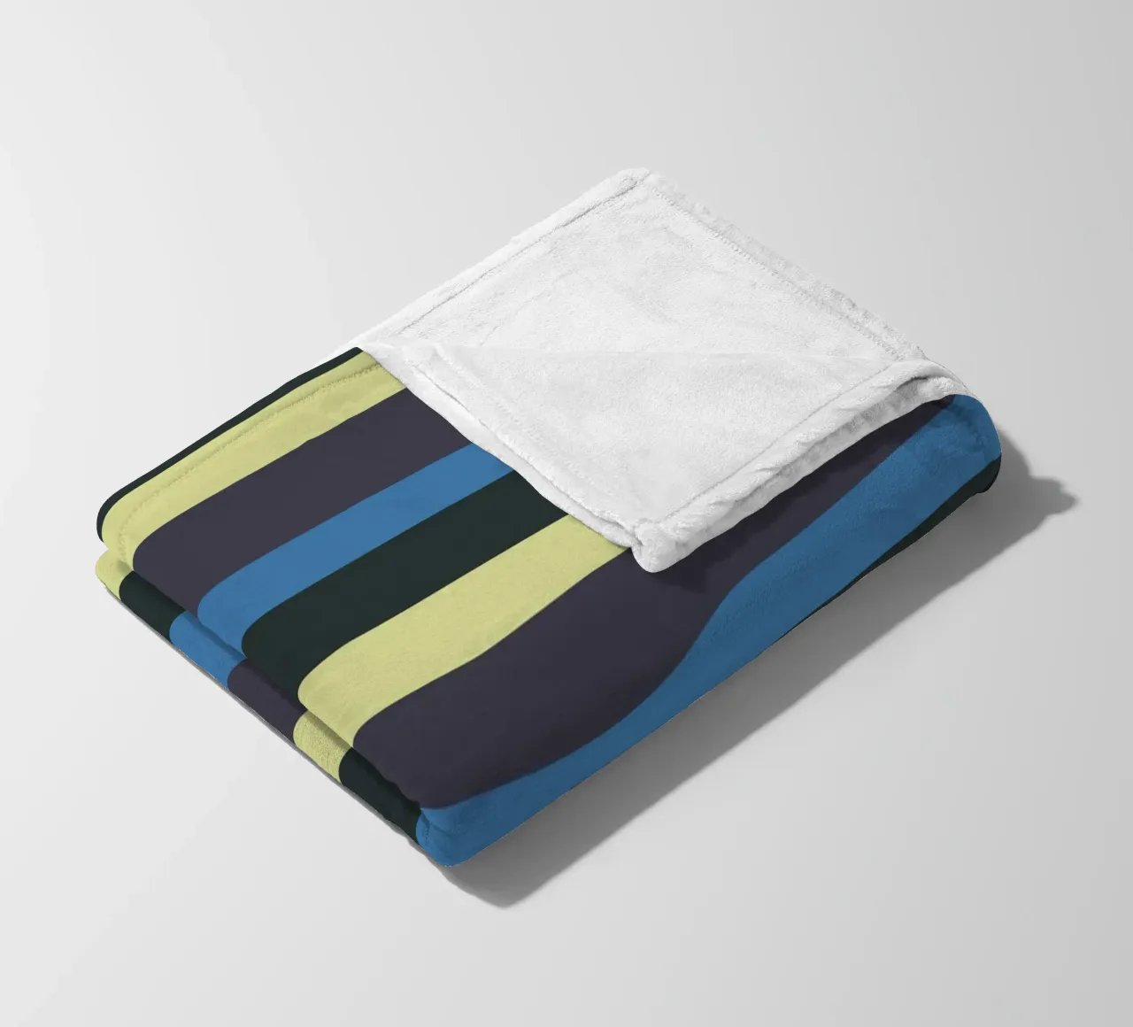 Strisce colorate var 4 coperta in pile da Little Dean