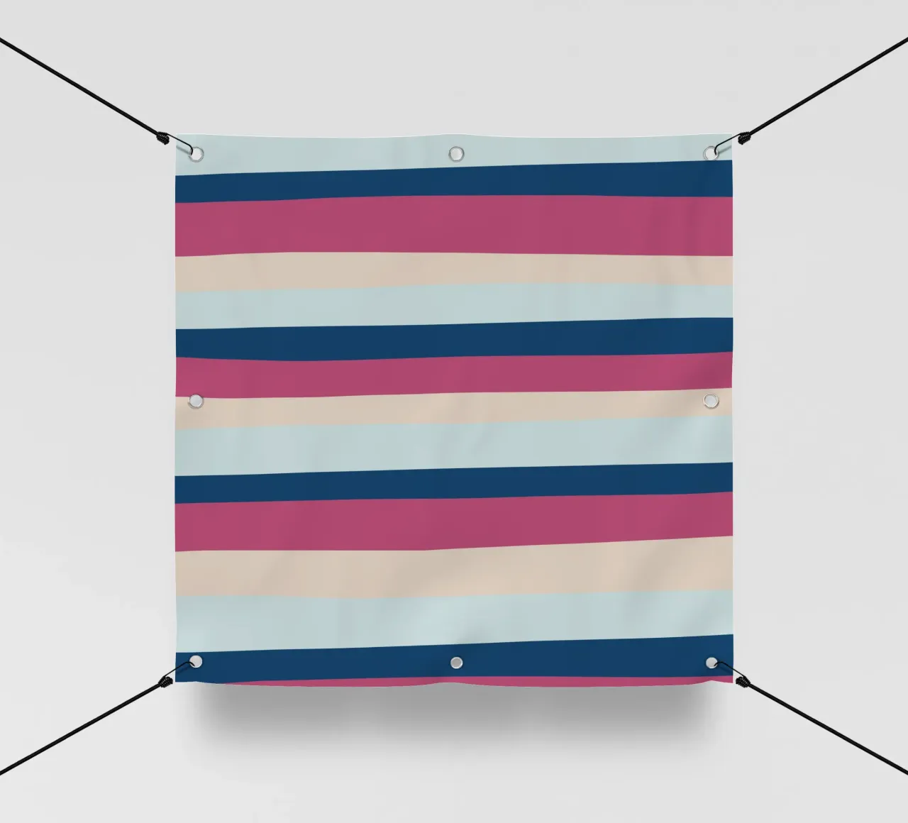 Le strisce di colore erano 5 telo in pvc da Little Dean