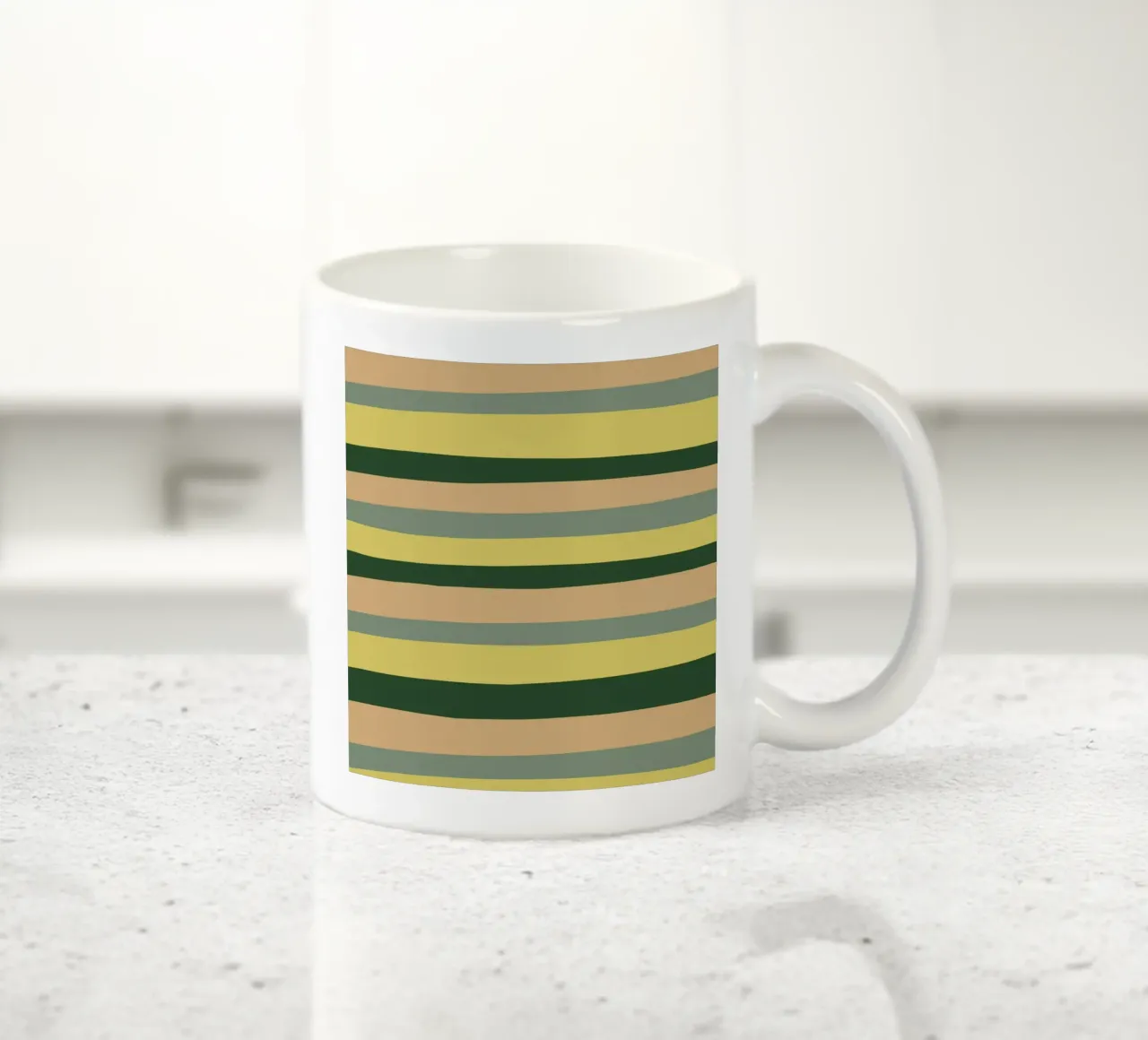 Le strisce di colore erano 6 tazza in ceramica da Little Dean