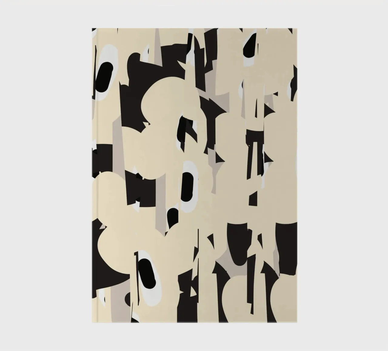 Fragmented botanical pattern notebook by Little Dean