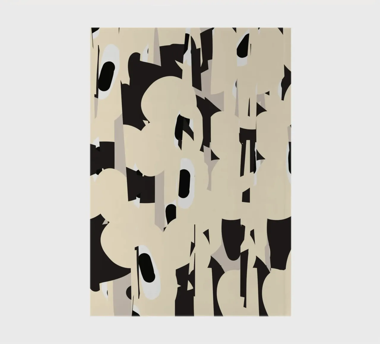 Fragmented botanical pattern notebook by Little Dean