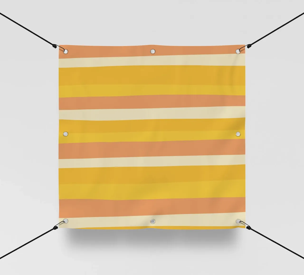 Le strisce di colore erano 7 telo in pvc da Little Dean