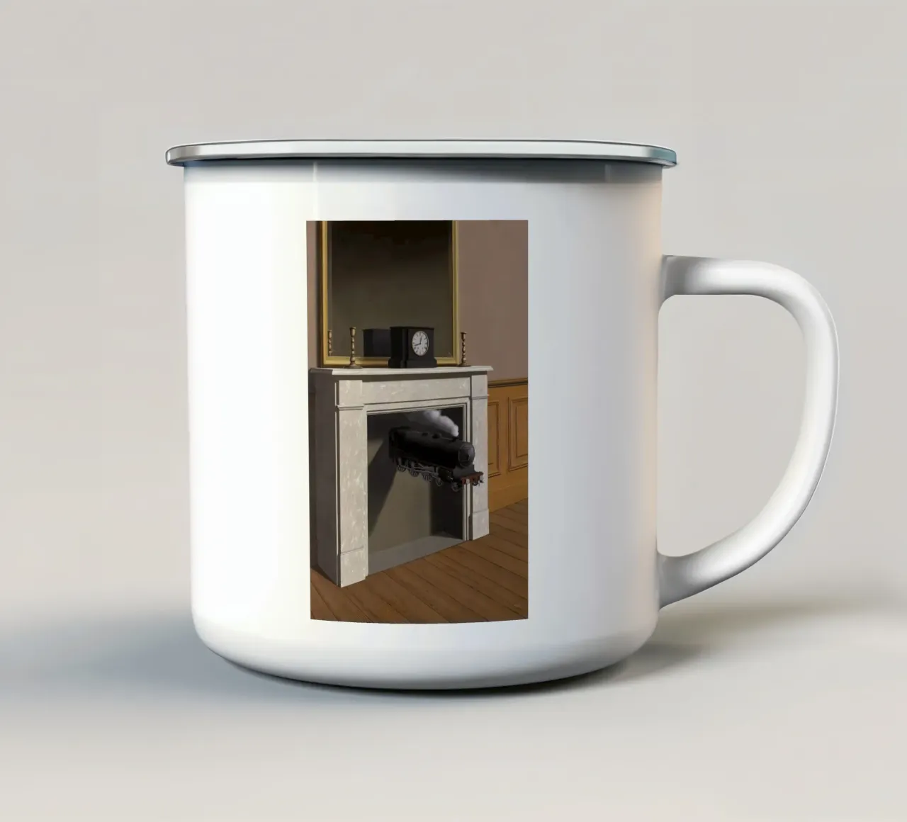 Il tempo trasfigurato, 1938 tazza in smalto da Simone Schweit