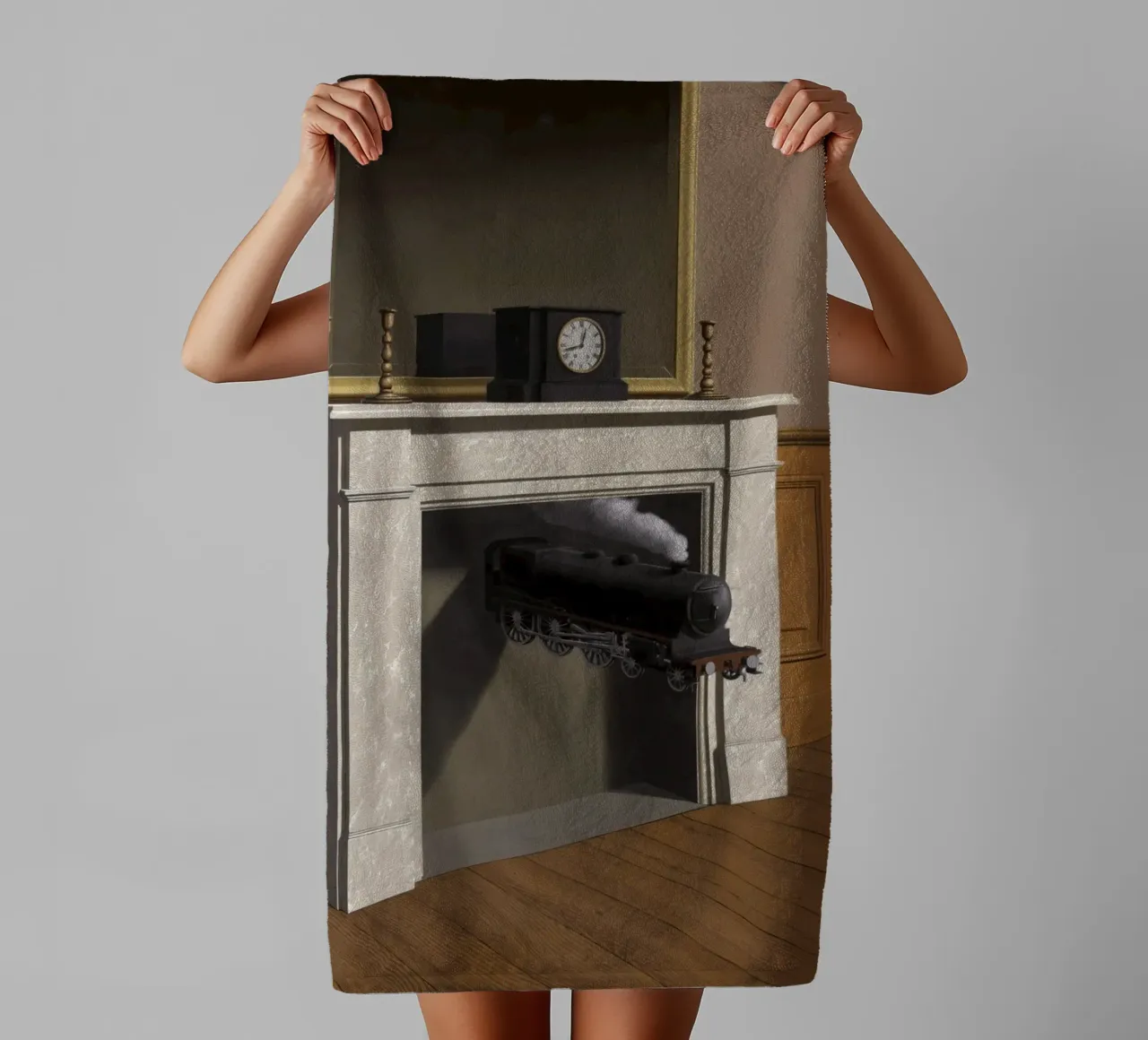 Time Transfixed, 1938 towel by Simone Schweit