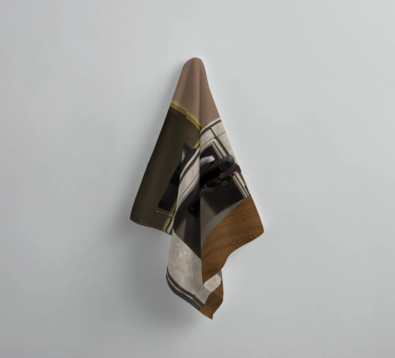 Time Transfixed, 1938 towel by Simone Schweit